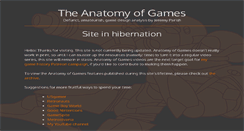 Desktop Screenshot of anatomyofgames.com
